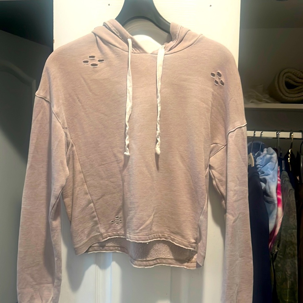 Size XS hoodie Colsie sweatshirt cropped in perfect condition